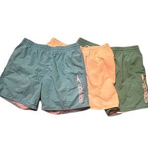 Speedo three pair Scope swim trunks